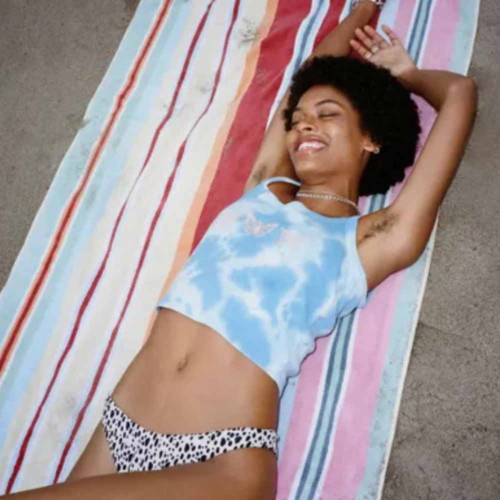 Urban Outfitters Butterfly Tie-Dye Cropped Cami